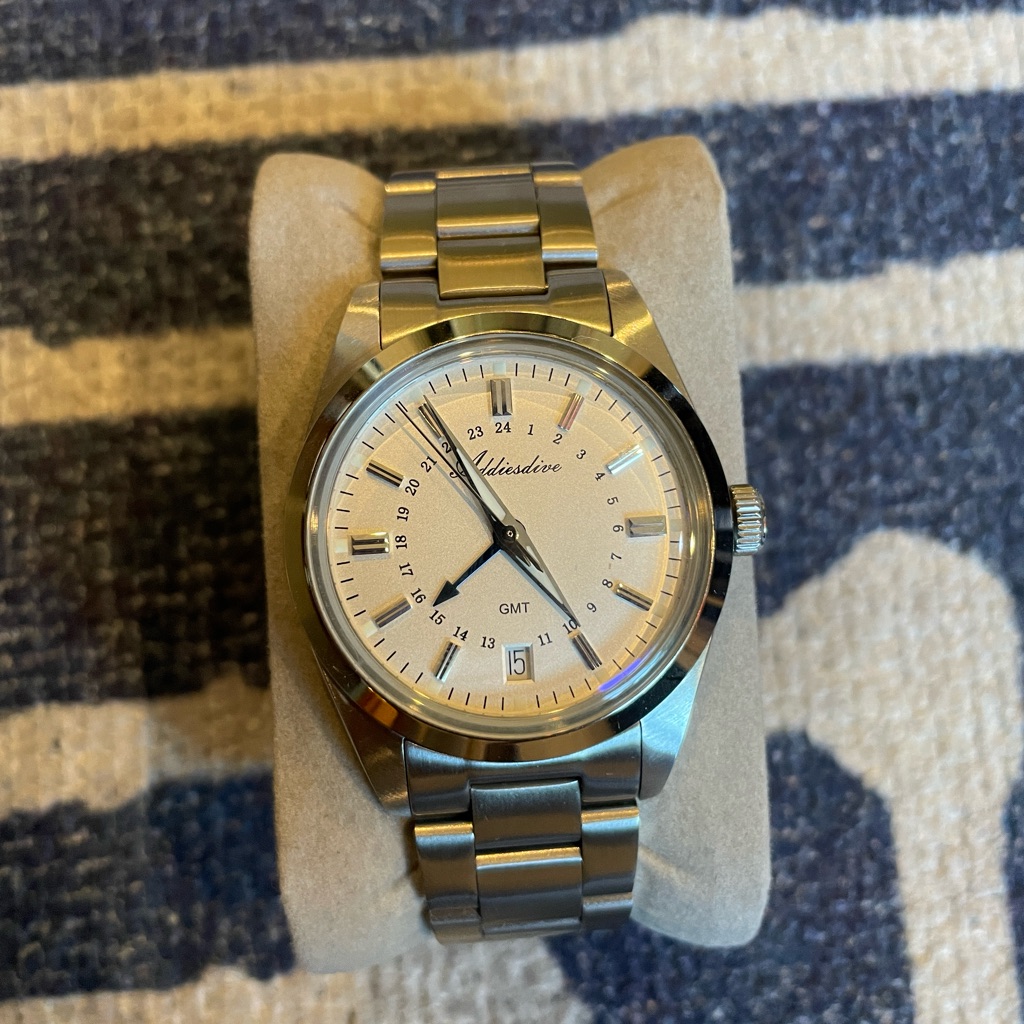 Addiesdive Gmt Watch  Stainless Steel With Case